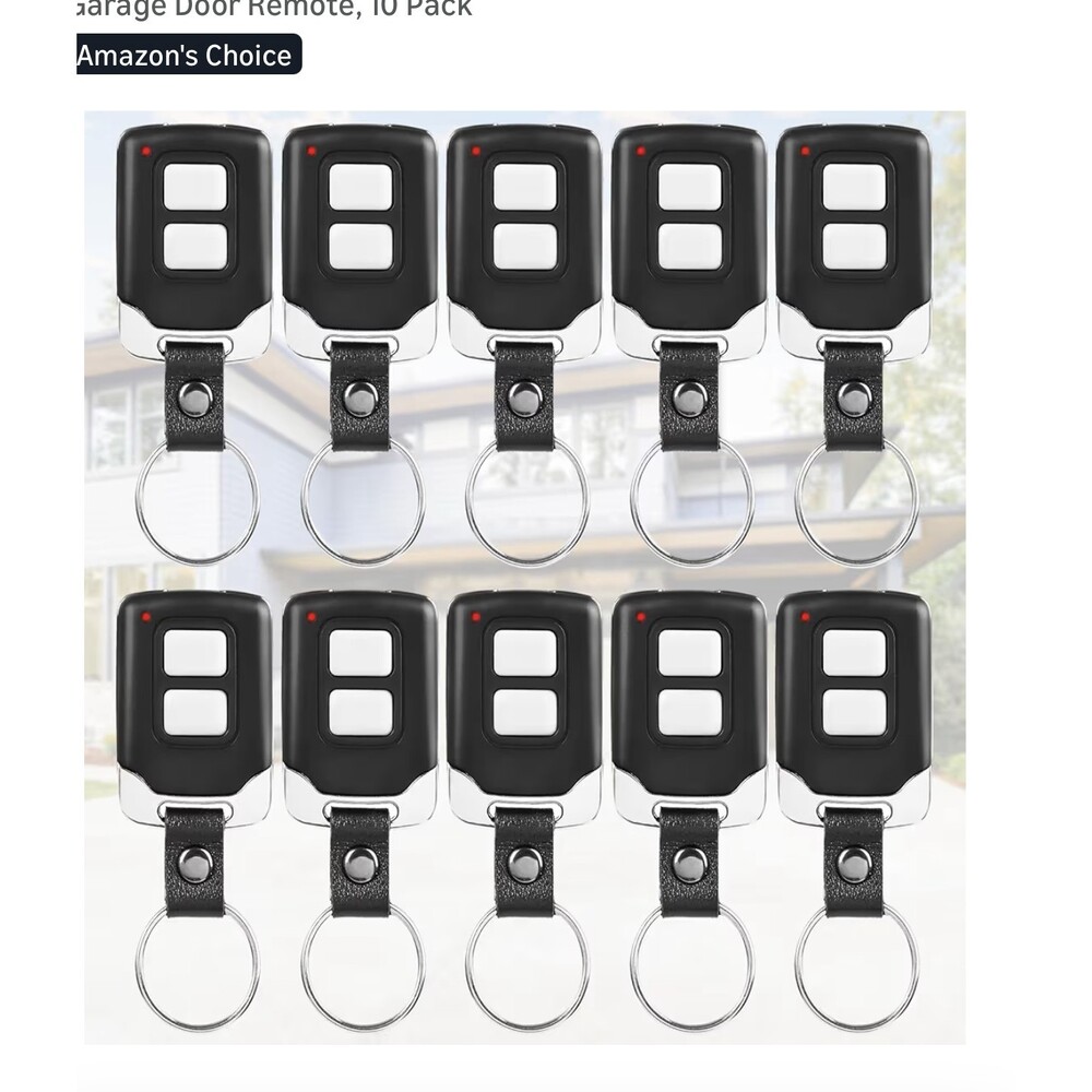 New Set (10) Garage Door Opener Remote Set 893Max Liftmaster Chamberlain